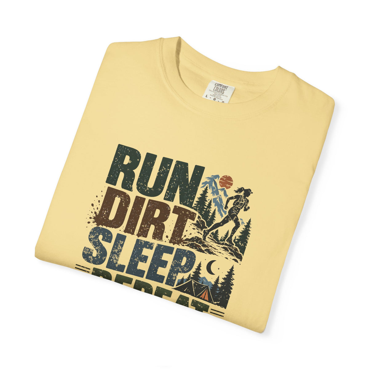 Run Dirt Sleep Repeat Men's and Women's T-Shirt