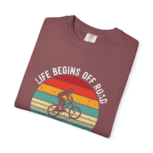"Life Begins Off Road: No Traffic, Just Trails" Vintage Tee