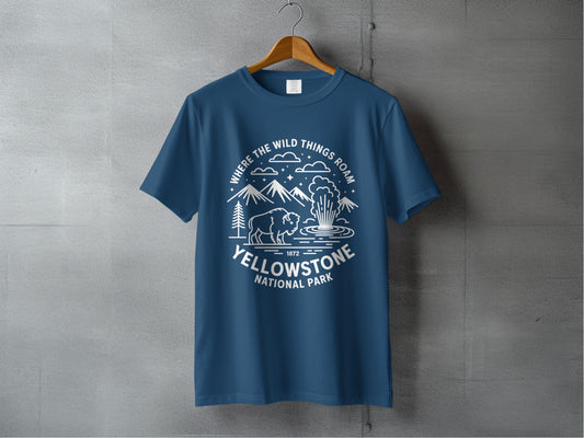 Where The Wild Things Roam Yellowstone T-Shirt