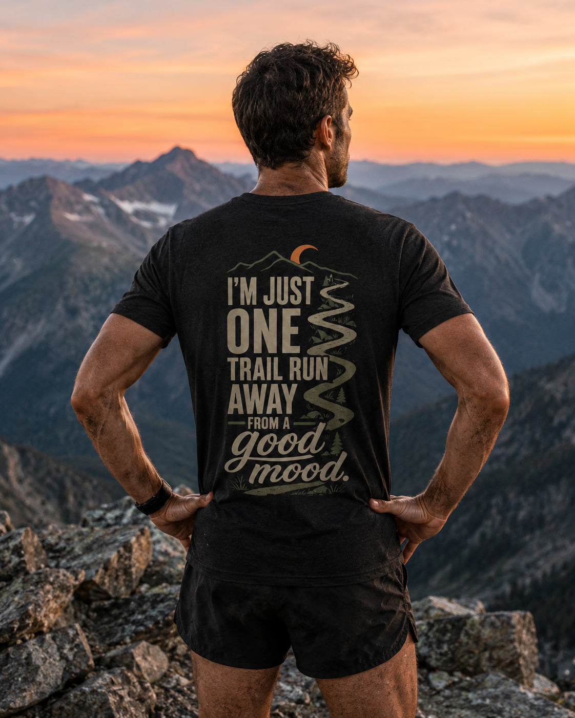 I'm Just One Trail Run Away From a Good Mood T-Shirt