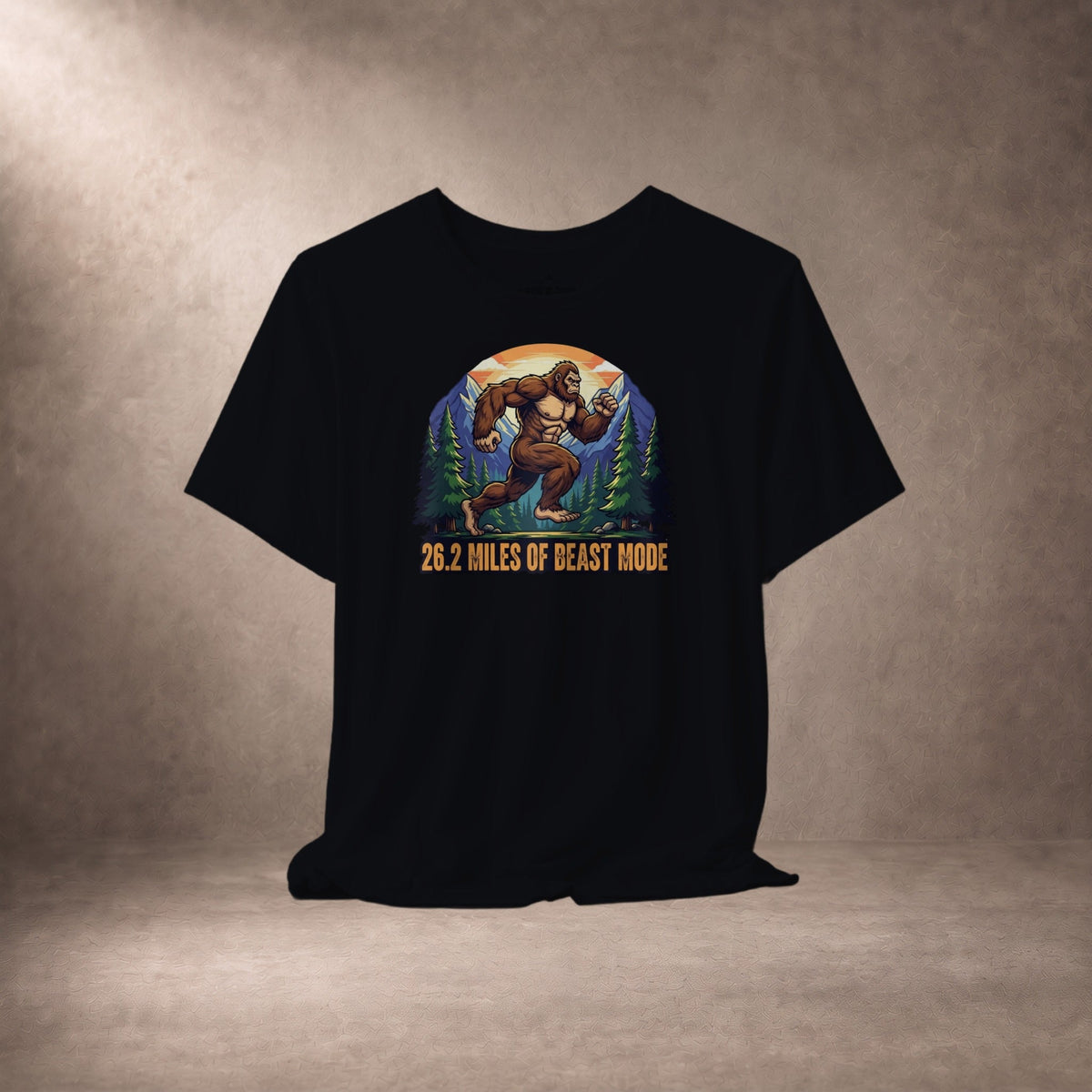 26.2 Miles Of Beast Mode Bigfoot Marathon Runner T-Shirt -XS - Sloth & Duck