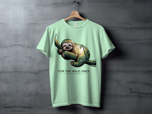 For the Wild Ones Sloth Graphic Tee product
