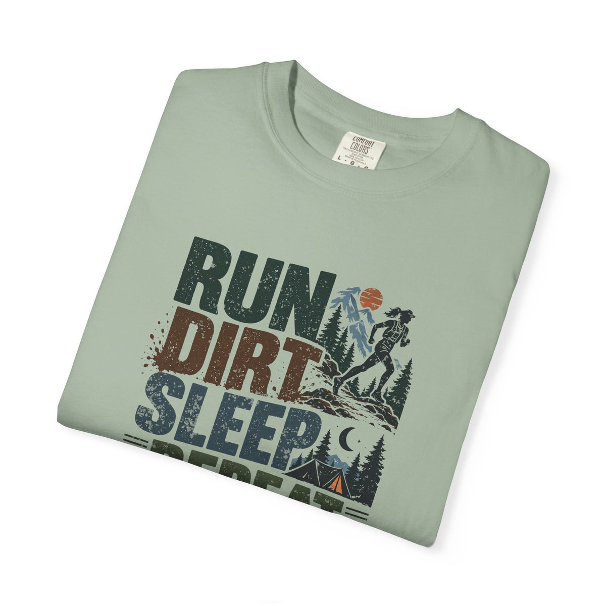 Run Dirt Sleep Repeat Men's and Women's T-Shirt