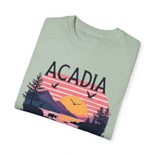 "Acadia National Park" Sunset T-Shirt - Bay - Sloth & Duck