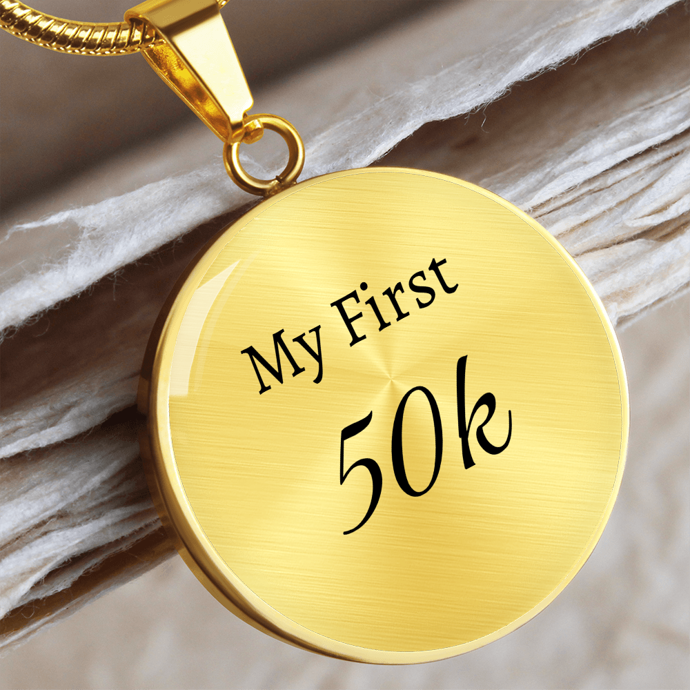 Personalized My First 50k Ultra Necklace