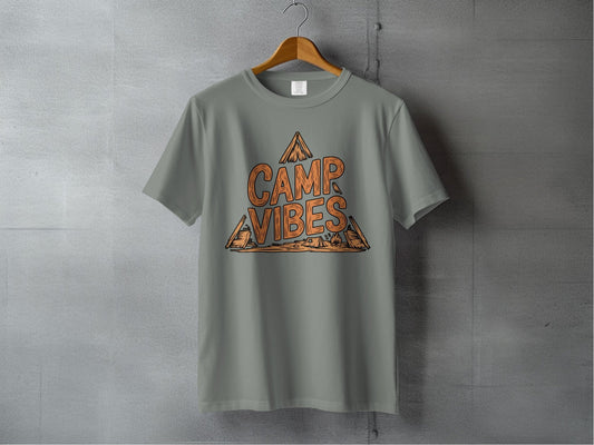 "Camp Vibes" T-Shirt - S - Sloth & Duck