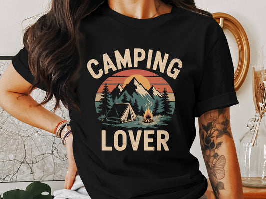 "Camping Lover" Adventure T-Shirt - XS - Sloth & Duck