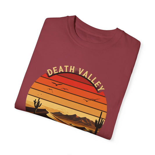 death valley national park maroon t shirt