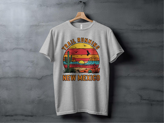 Trail Running New Mexico Scenic Graphic T-Shirt product