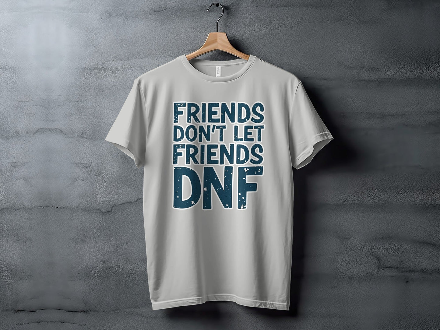 Friends Don’t Let Friends DNF T-Shirt - Terracotta - Sloth & Duck