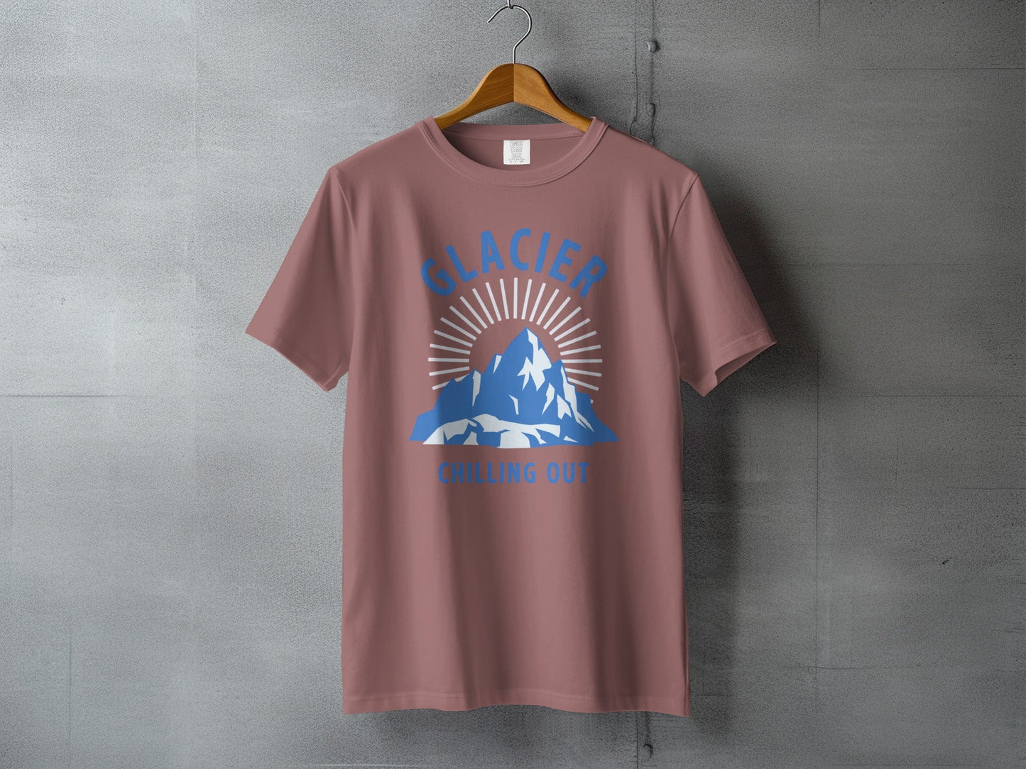 Glacier National Park 'Chilling Out' T-Shirt - S - Sloth & Duck