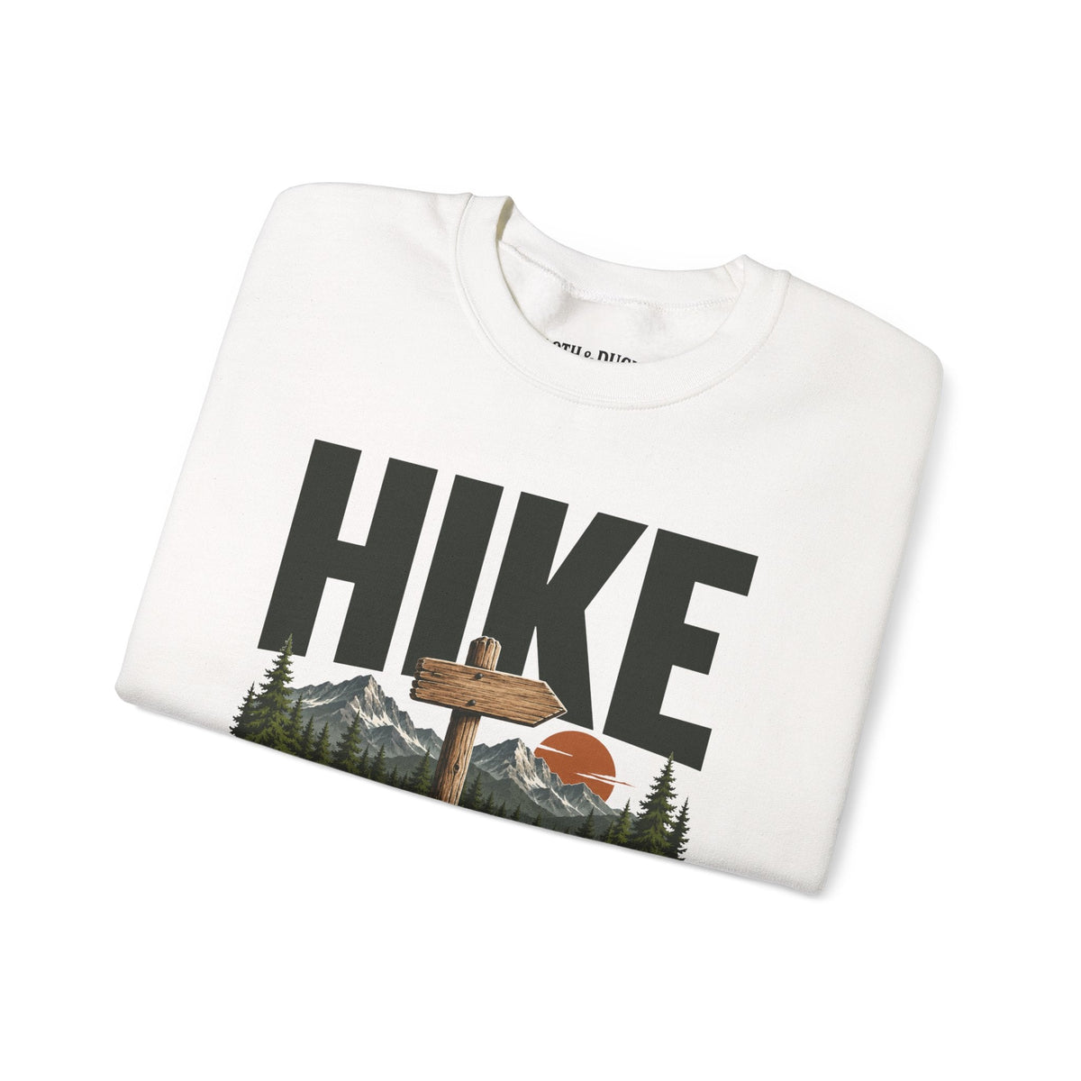 Hike Responsibly Crewneck Sweatshirt -S - Sloth & Duck