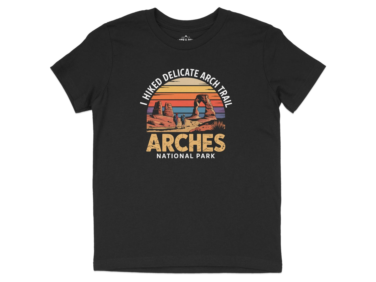 "I Hiked Arches National Park" T-Shirt - S - Sloth & Duck
