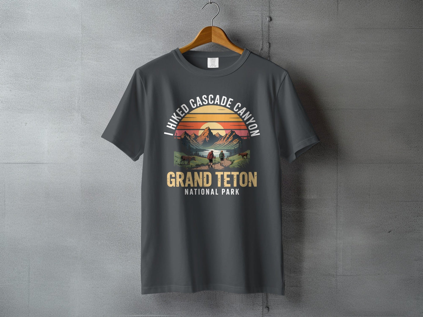 "I Hiked Grand Teton" T-Shirt - S - Sloth & Duck