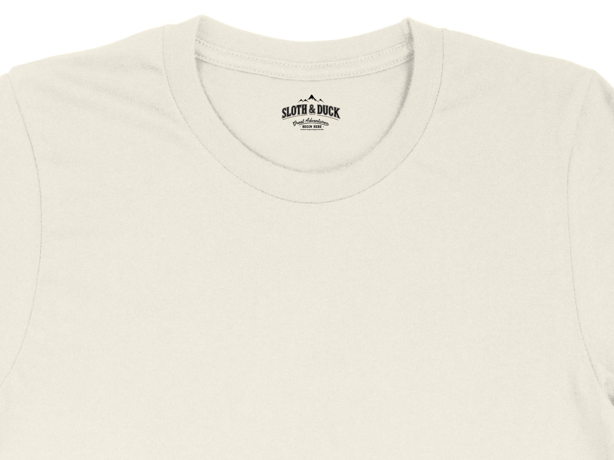 I Like to Be on Top Mountain Climbing T-Shirt - S - Sloth & Duck
