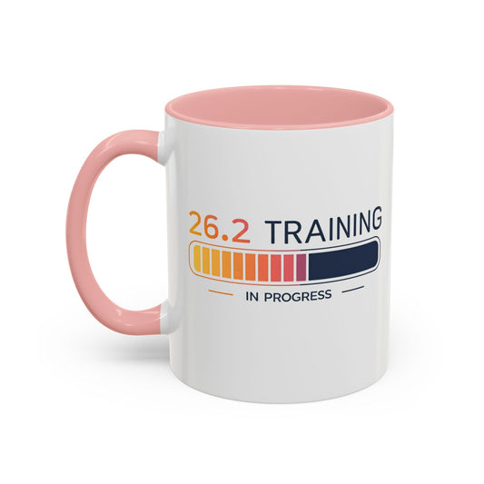 "Marathon Training in Progress" - 11oz & 15oz Coffee Mug - 11oz - Sloth & Duck