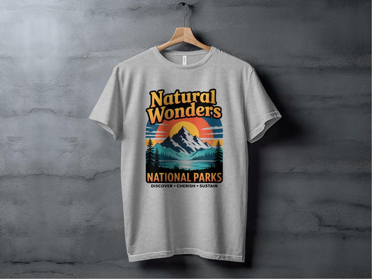 "Natural Wonders National Parks" T-Shirt - T-Shirt - Sloth & Duck