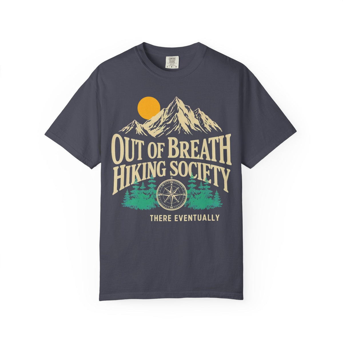 Out of Breath Hiking Society Graphic T-Shirt - S - Sloth & Duck