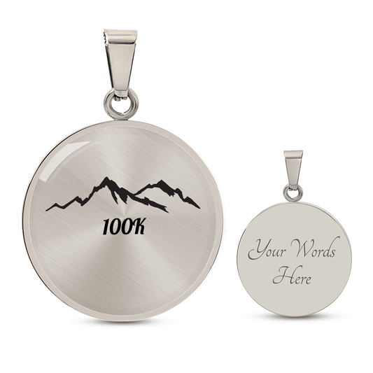 Personalized 100k Necklace - Luxury Necklace (Silver) - Sloth & Duck