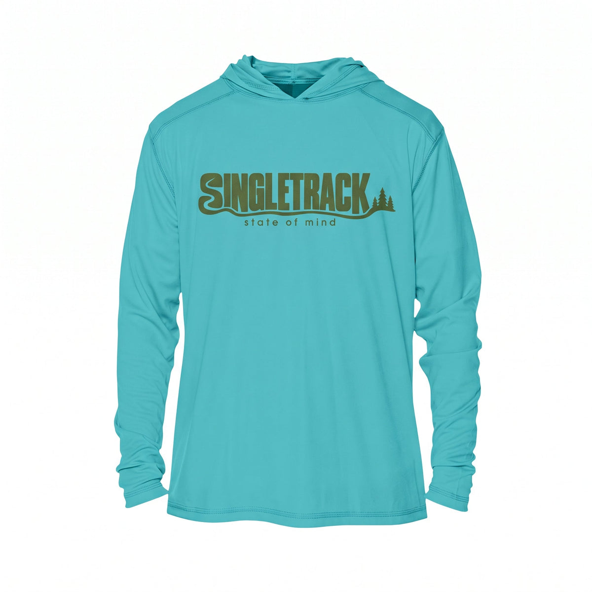 Singletrack State of Mind UPF 50+ Sun Hoodie -XS - Sloth & Duck