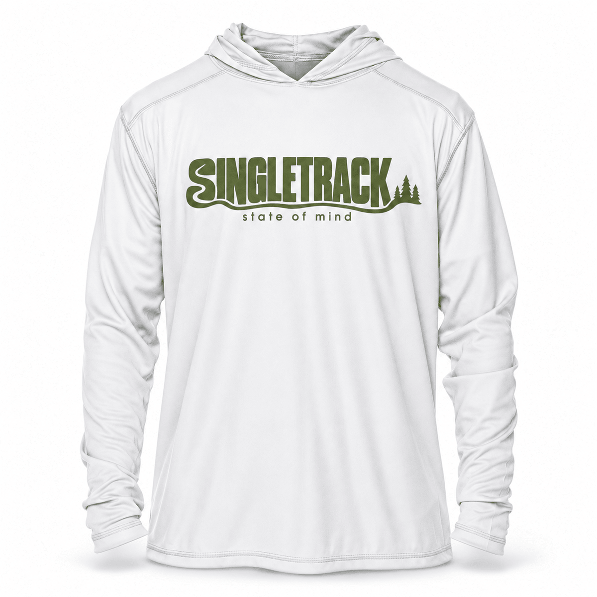 Singletrack State of Mind UPF 50+ Sun Hoodie -XS - Sloth & Duck