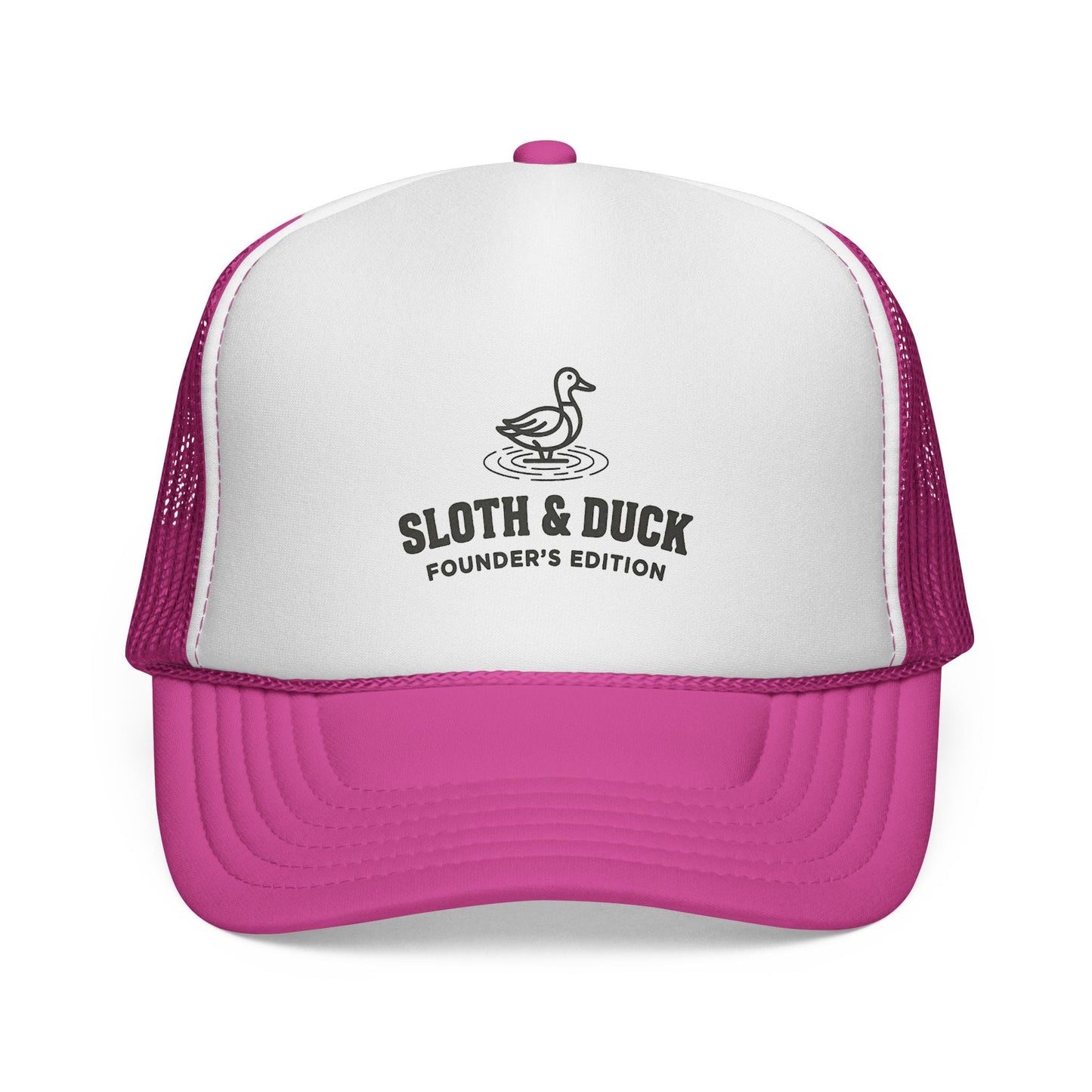Sloth & Duck Founder’s Edition Trucker Cap | Vintage Duck - Pink - Sloth & Duck