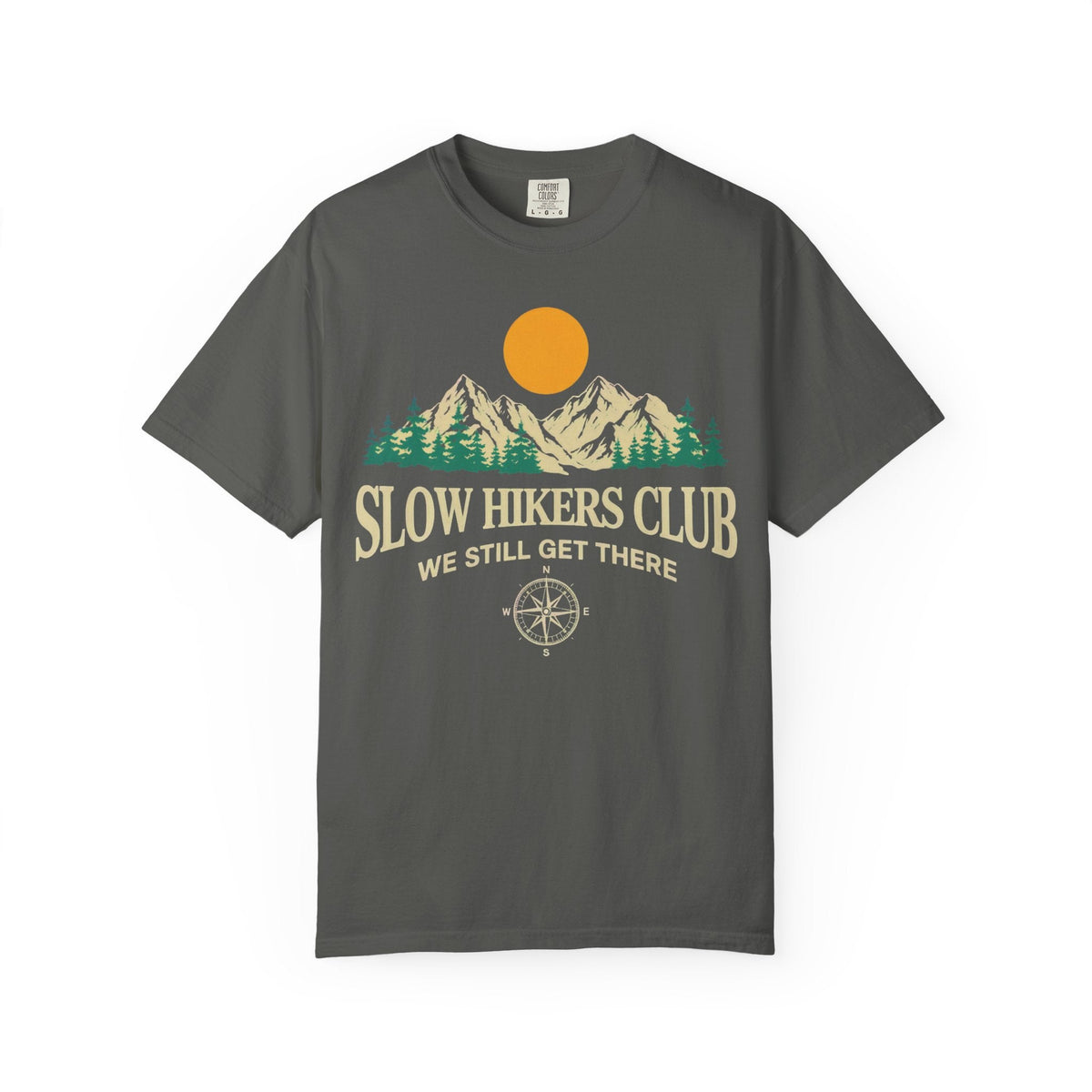 Slow Hikers Club Mountain View T-Shirt - S - Sloth & Duck