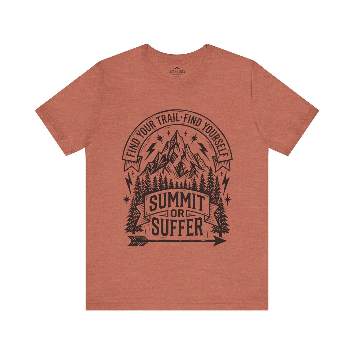 Summit or Suffer Trail Runner T-Shirt - S - Sloth & Duck