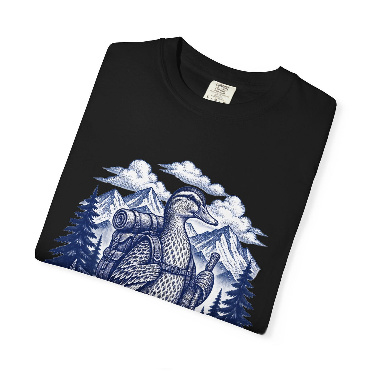 Trail Duck Hiking T-Shirt -Navy - Sloth & Duck
