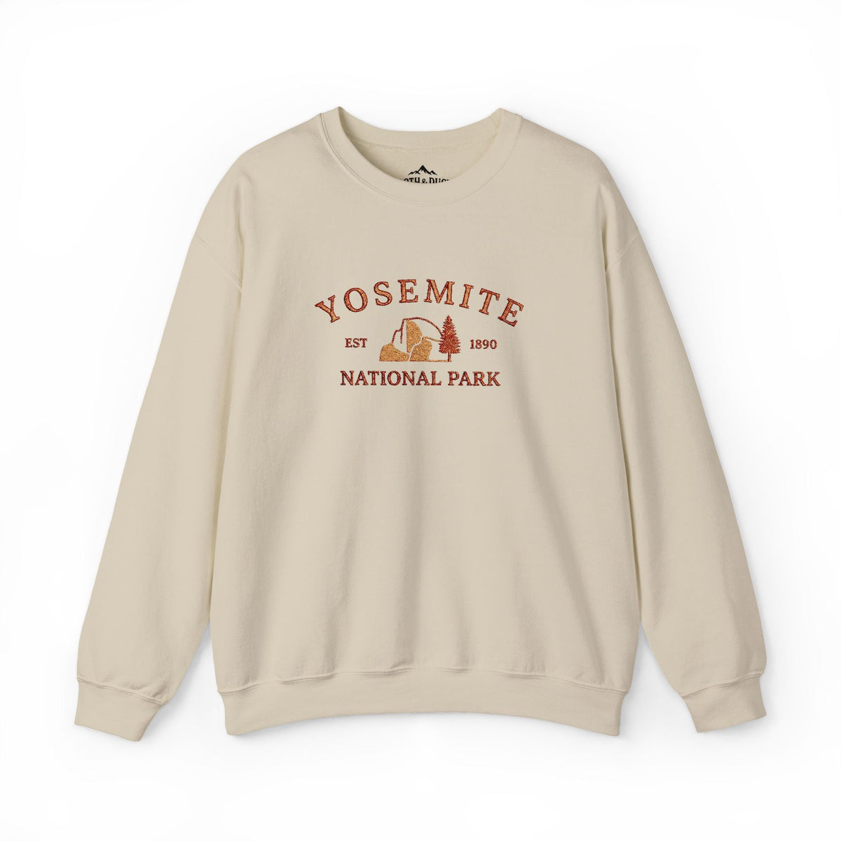 Yosemite National Park Crewneck Sweatshirt -S - Sloth & Duck