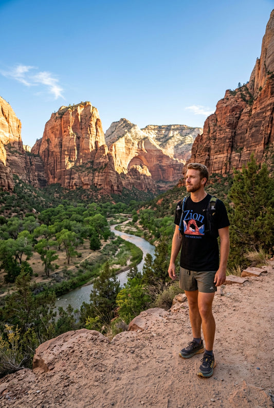 Zion National Park "Find Your Path" T-Shirt - S - Sloth & Duck