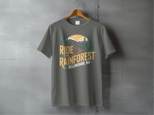 Ride the Rainforest Bellingham WA T-Shirt product