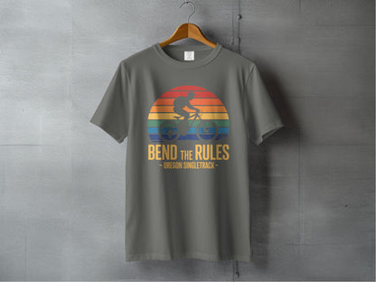 Bend The Rules Oregon Singletrack t-shirt product