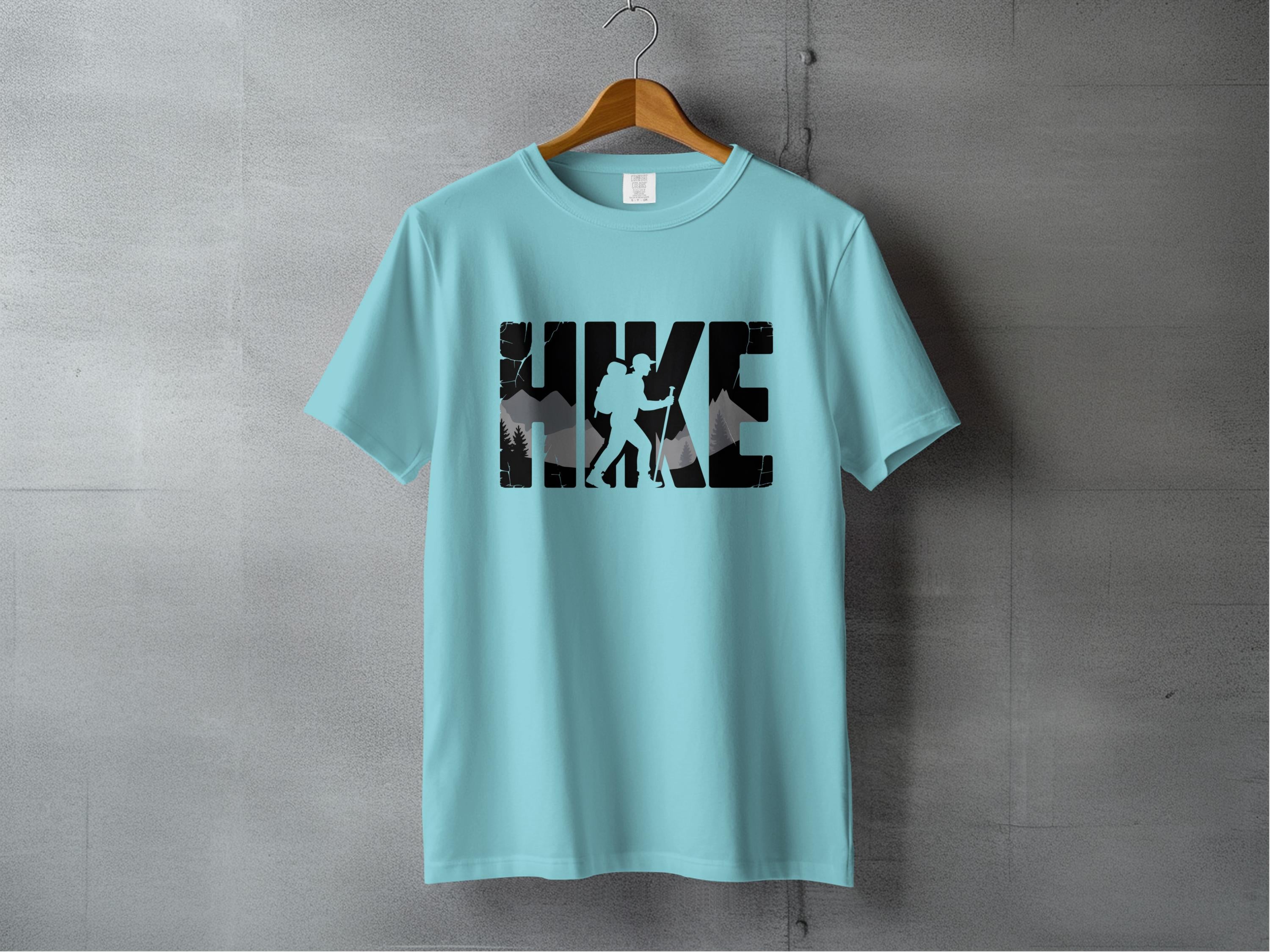Hiking Silhouette Design T-Shirt Product Type