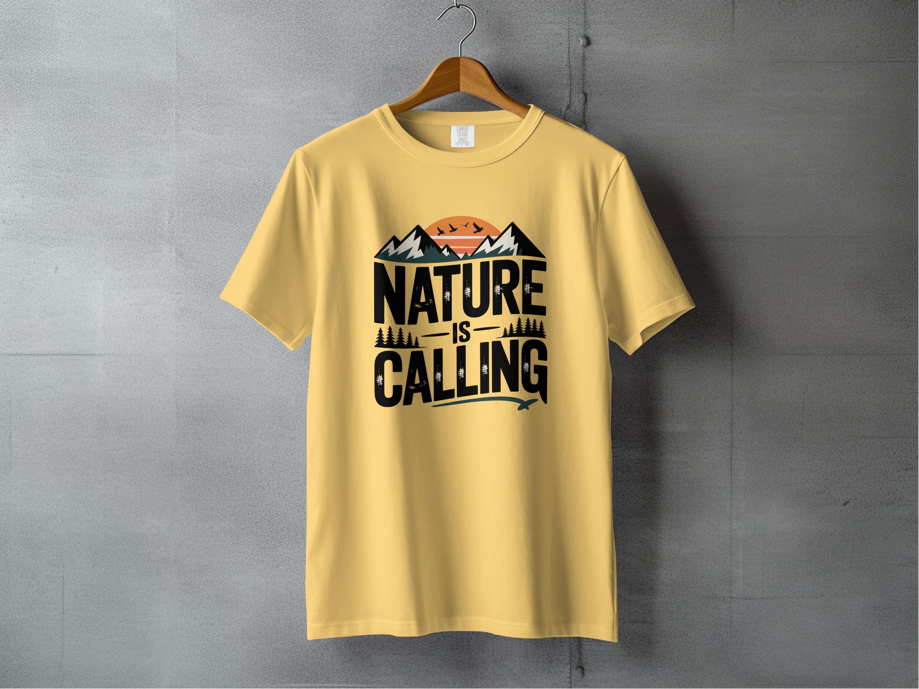Nature Is Calling Graphic Tee Shirt product
