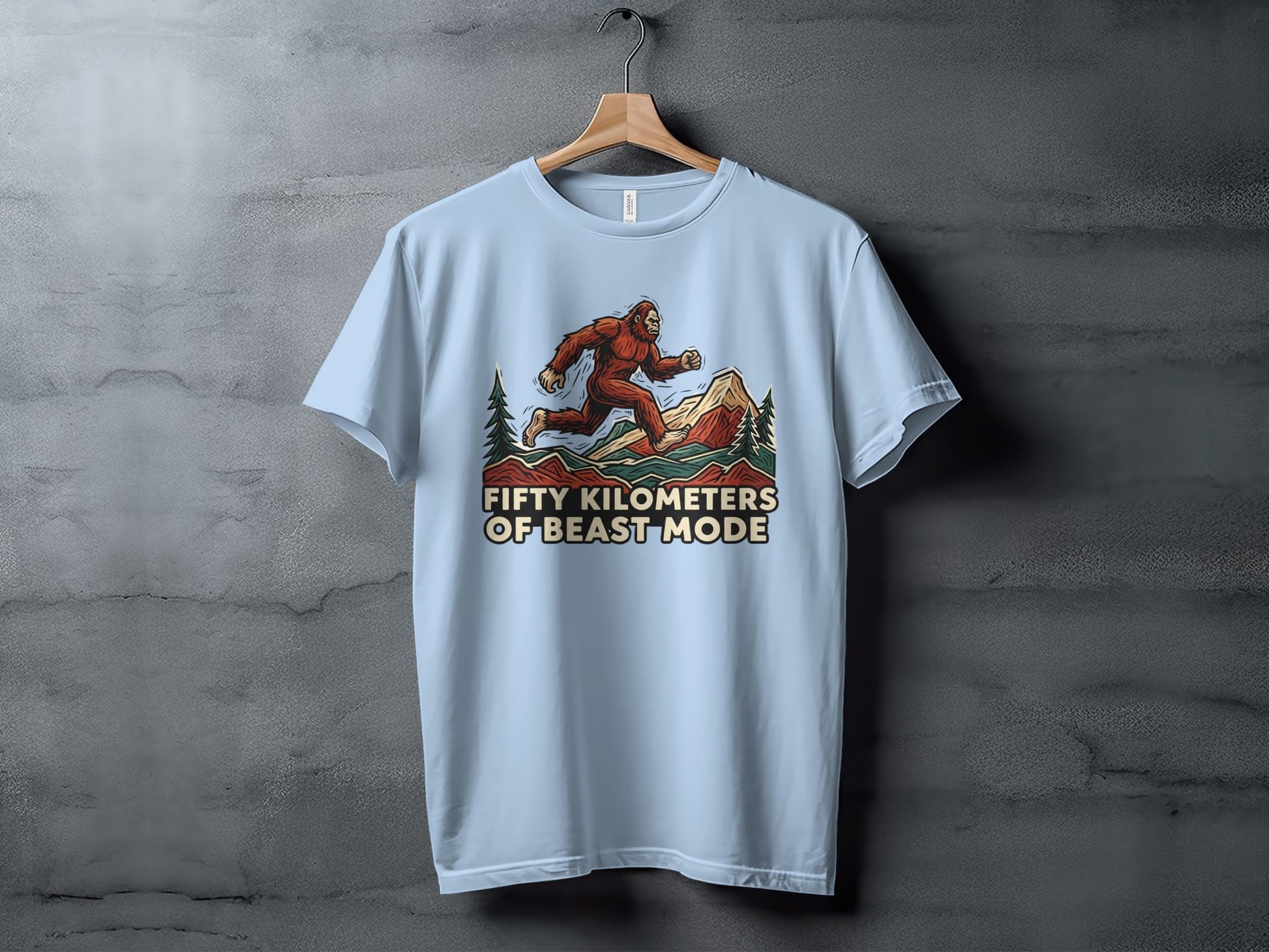 Fifty Kilometers Of Beast Mode Bigfoot T-Shirt
