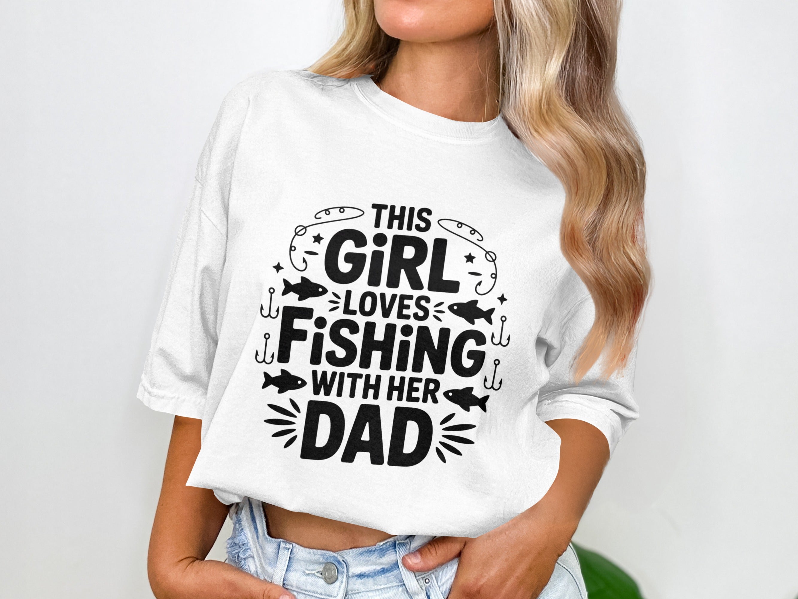 This Girl Loves Fishing with Her Dad Shirt product type