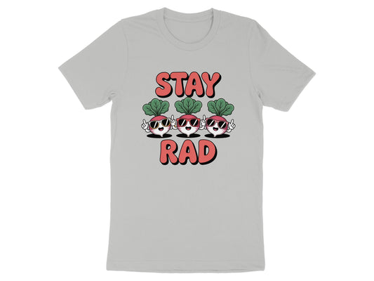 Stay Rad Cool Illustrated Humor Design Shirt