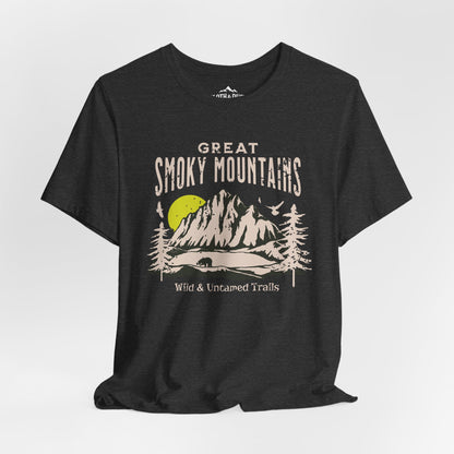 Great Smoky Mountains — Wild & Untamed Trails T-Shirt