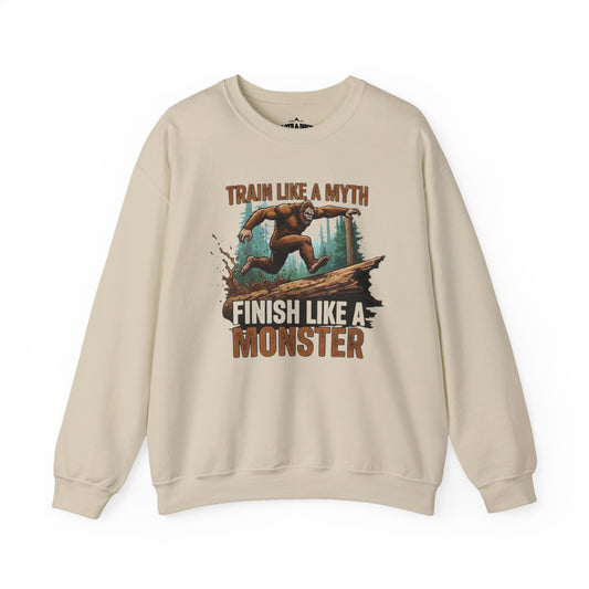 Train Like a Myth Bigfoot Sweatshirt