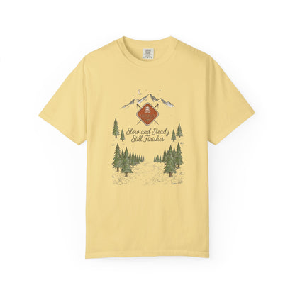 100 Mile Slow and Steady Still Finishes Trail T-Shirt