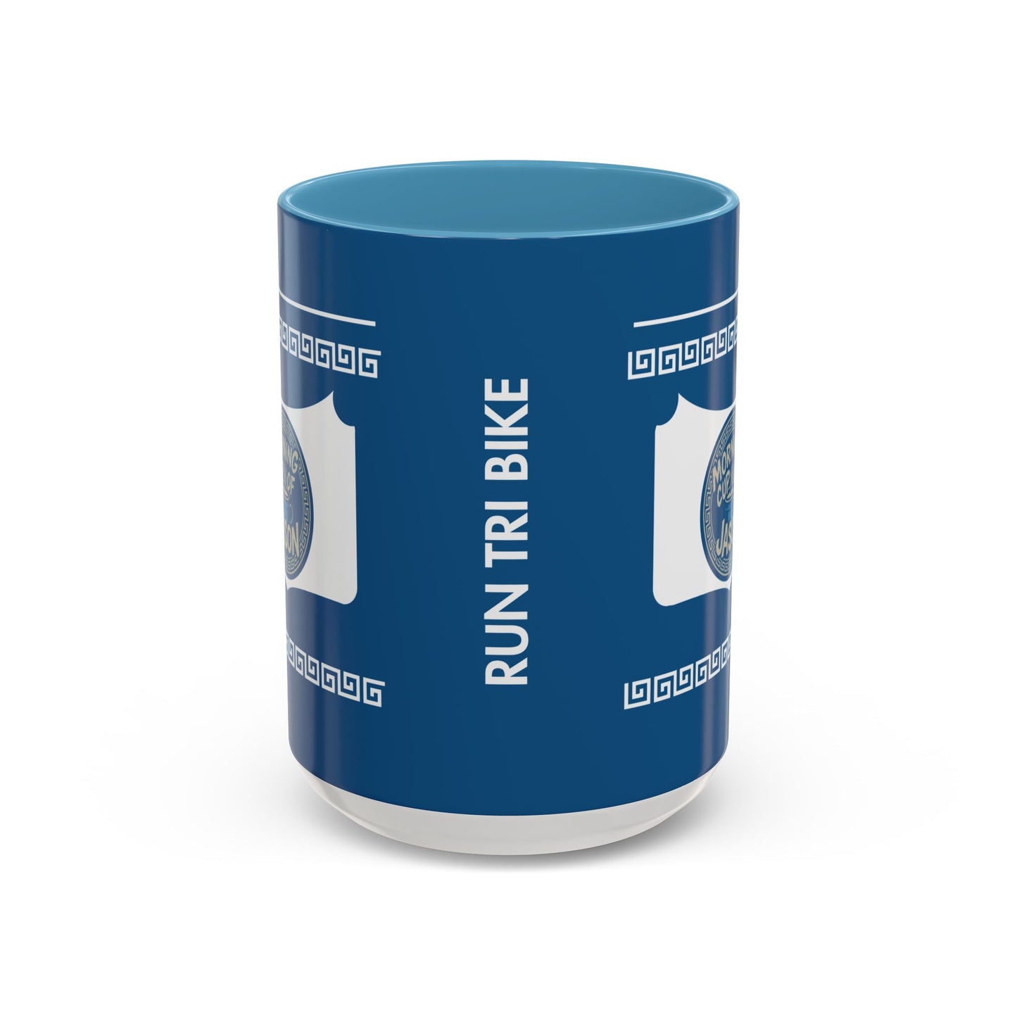 Sip. Laugh. Think. Repeat.  Blue Mug