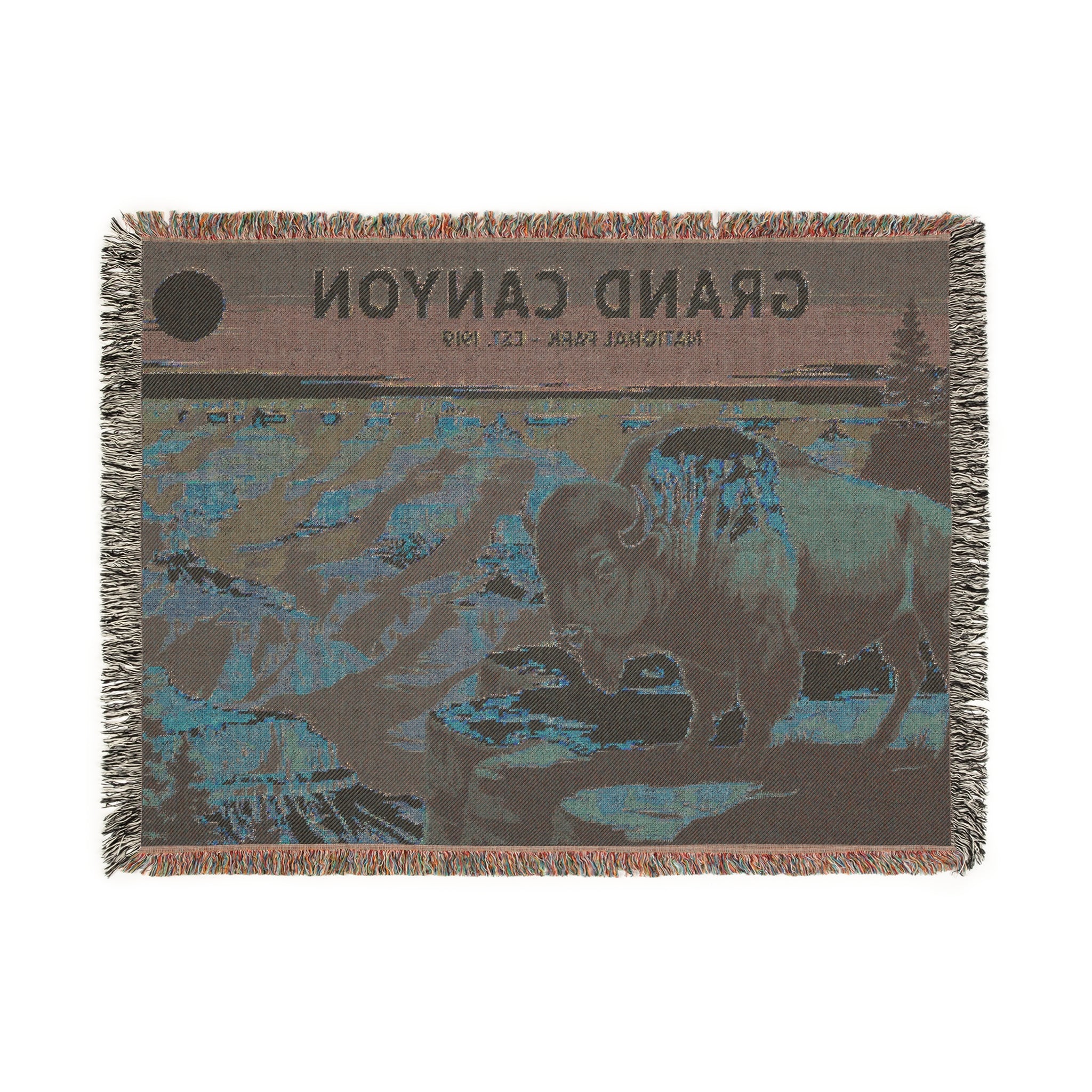 Personalized Grand Canyon National Park Woven Blanket