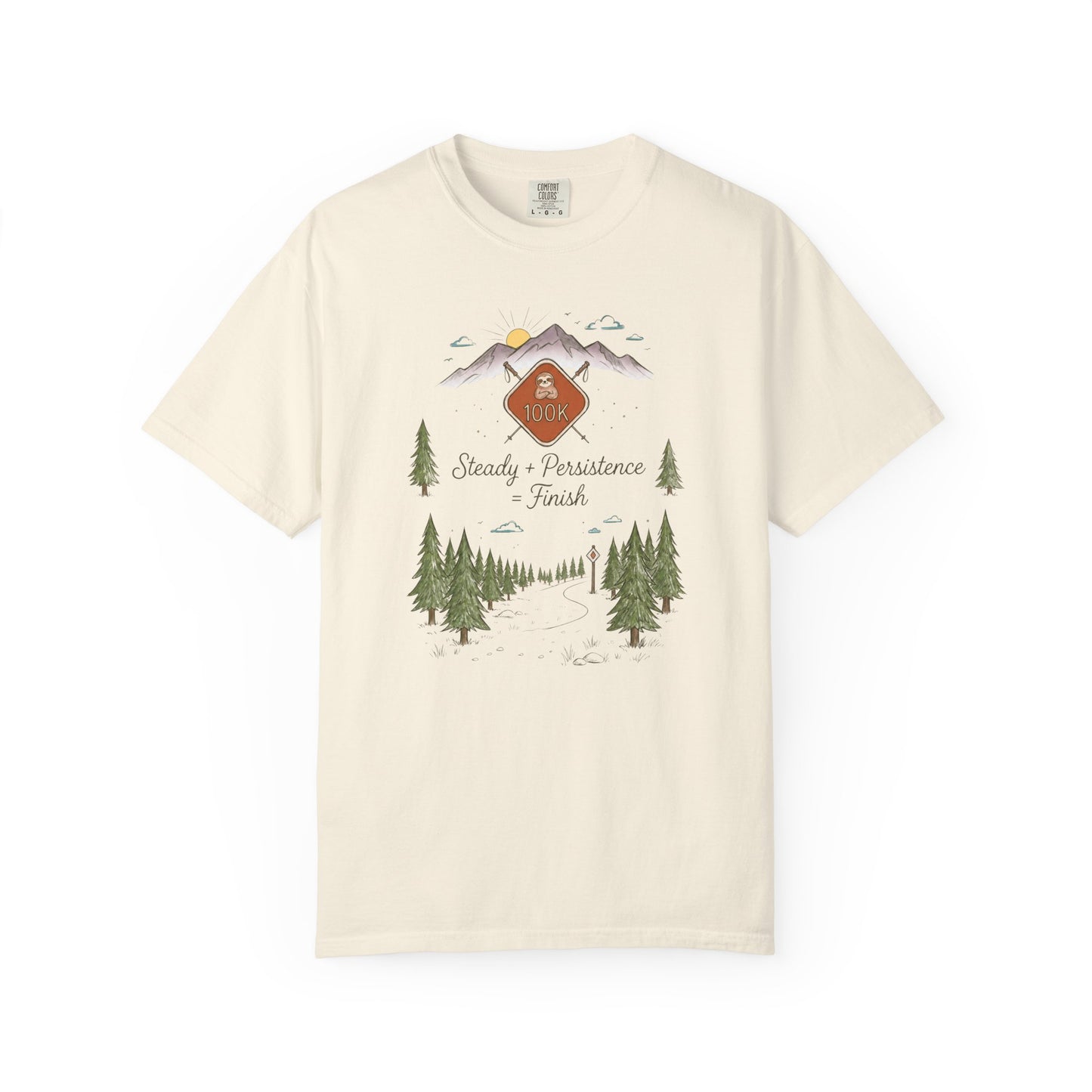 100k Steady Persistence Finish Trail T-Shirt