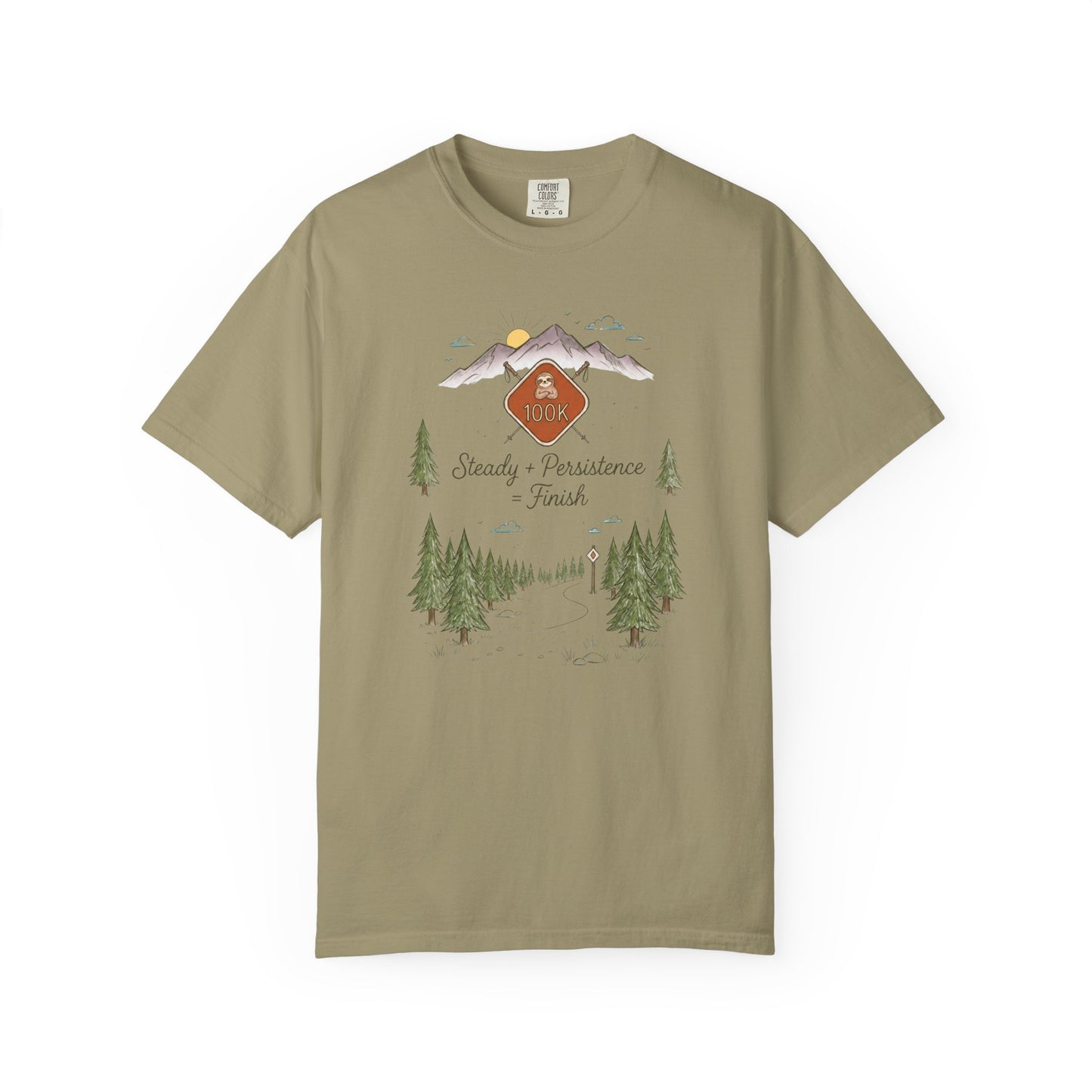 100k Steady Persistence Finish Trail T-Shirt
