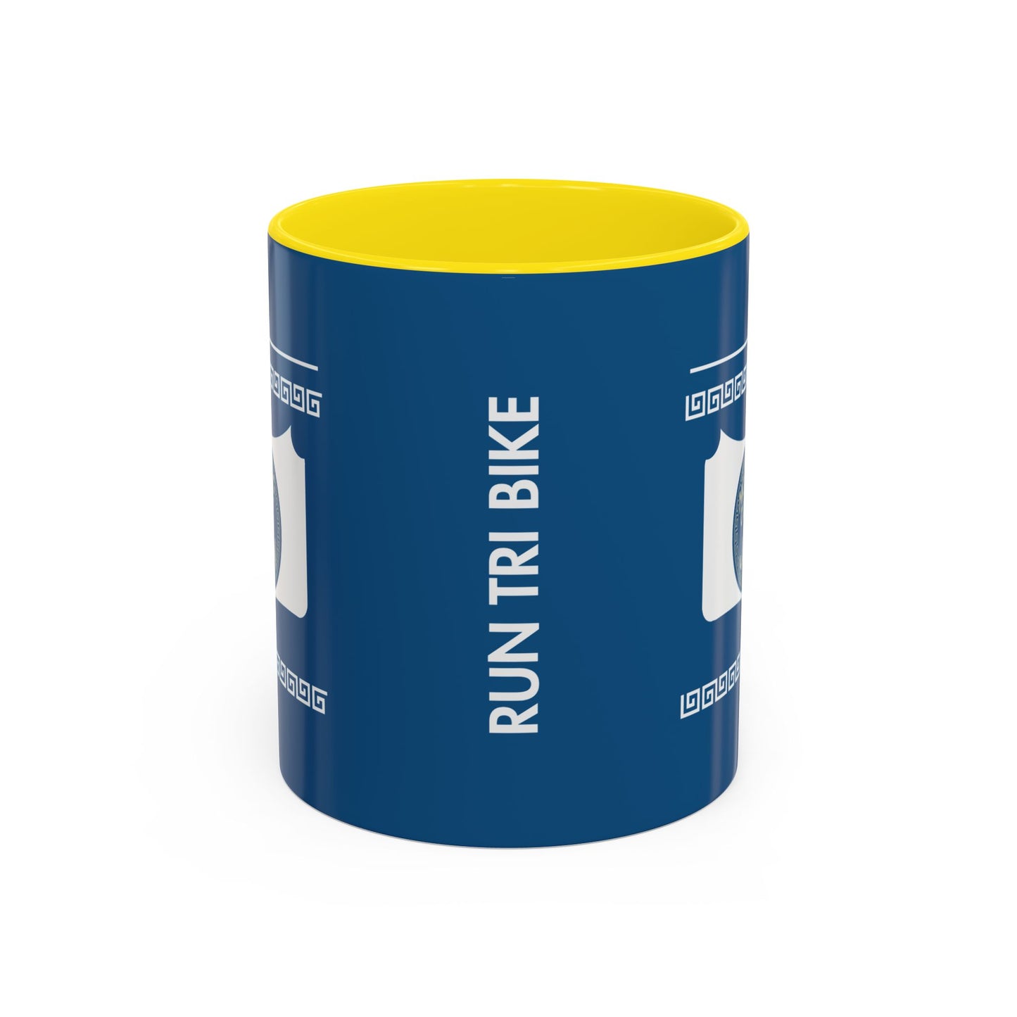 Sip. Laugh. Think. Repeat.  Blue Mug