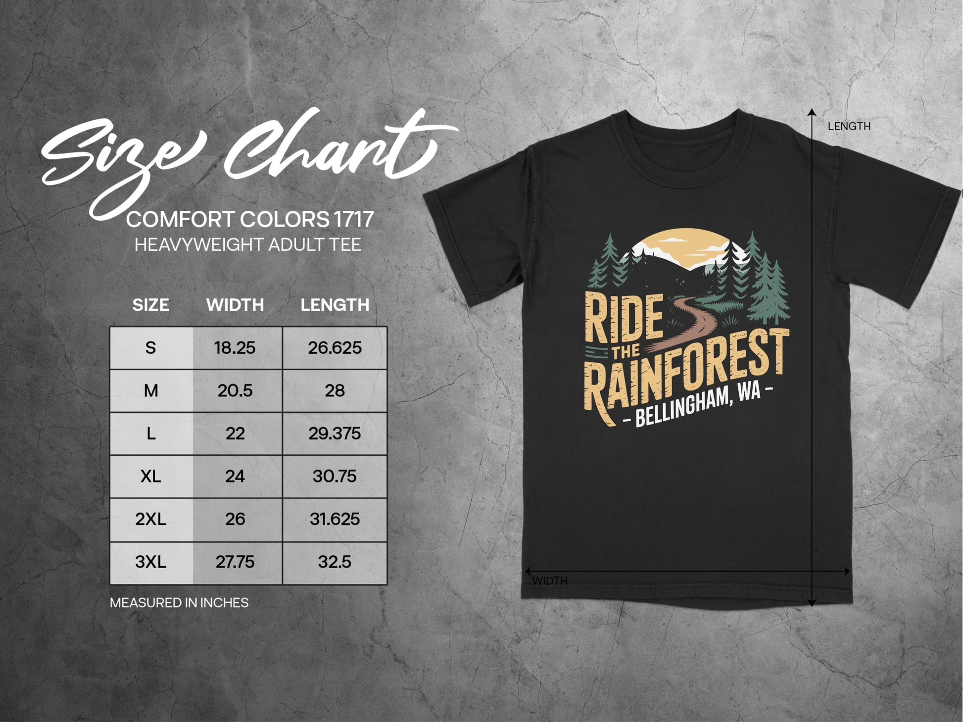 Ride the Rainforest Bellingham WA T-Shirt product type