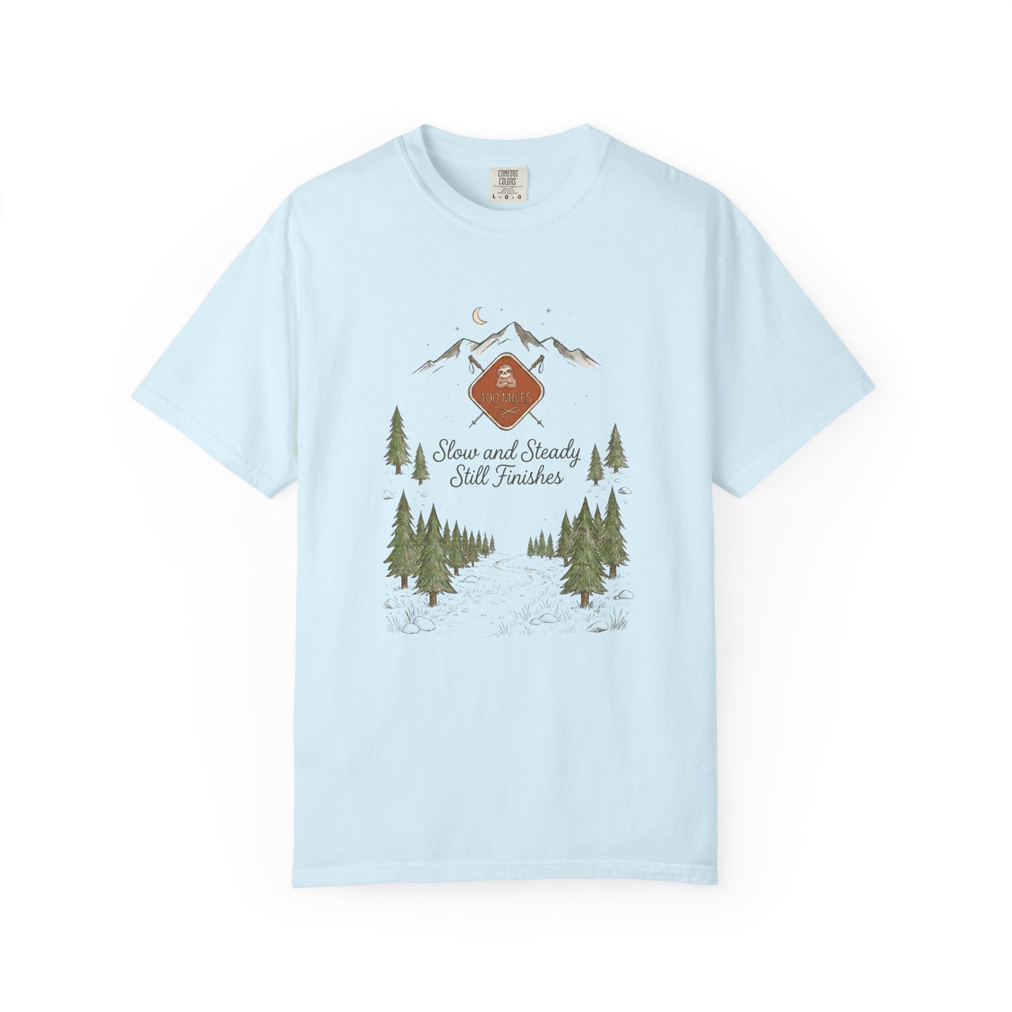 100 Mile Slow and Steady Still Finishes Trail T-Shirt