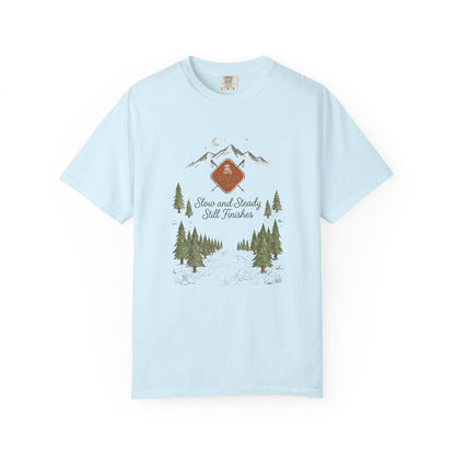 100 Mile Slow and Steady Still Finishes Trail T-Shirt