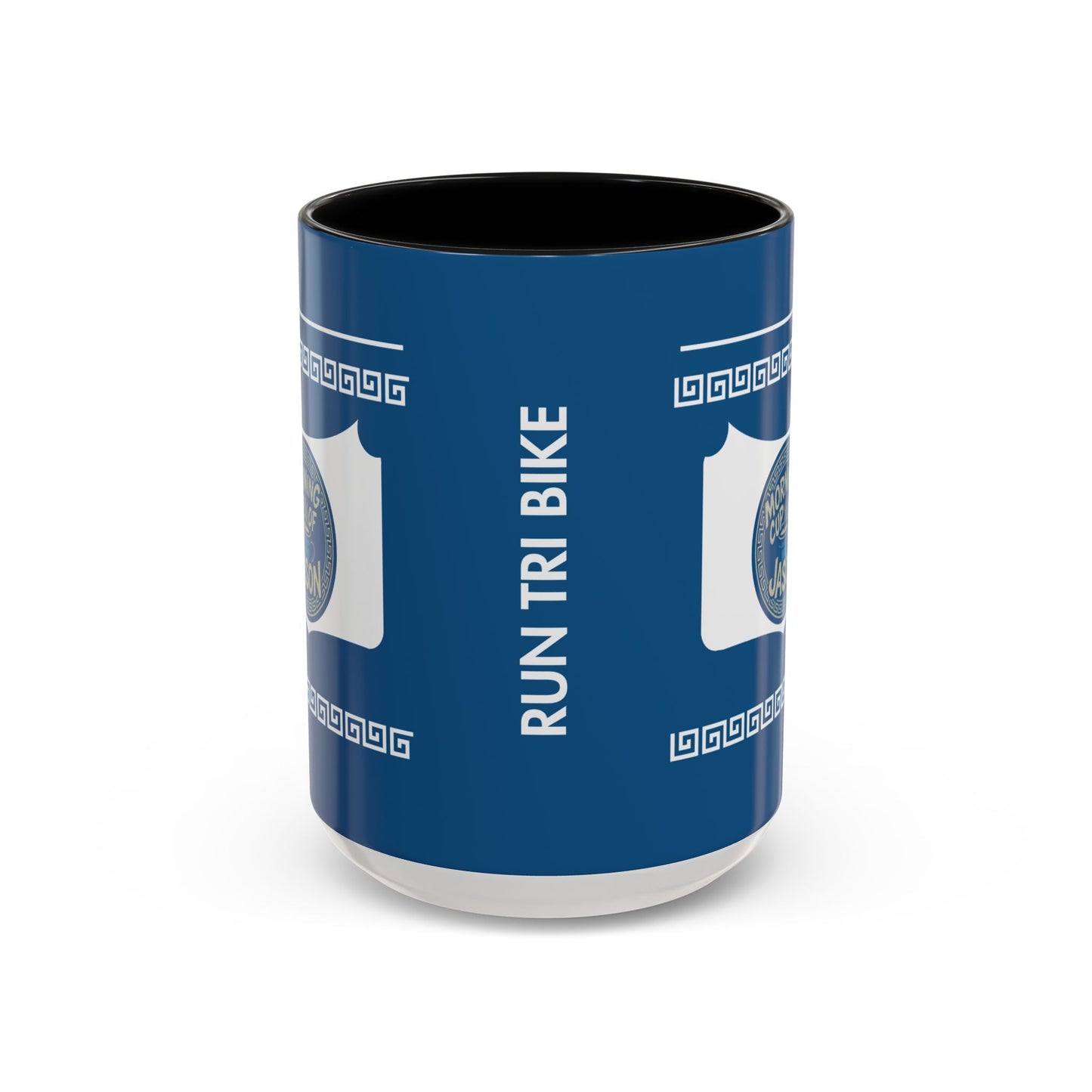 Sip. Laugh. Think. Repeat.  Blue Mug